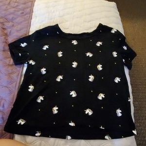 DARLING BLUE UNICORN TEE